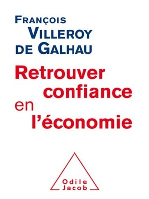 cover image of Retrouver confiance en l'économie